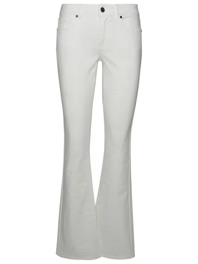 P.a.r.o.s.h . 'chimera' White Cotton Blend Jeans In White