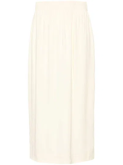 Shop Rodebjer Joanne Skirt Under Knee Clothing In Nude & Neutrals