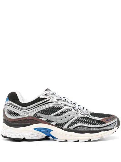 Shop Saucony Progrid Omni 9 Shoes In Silver/brown