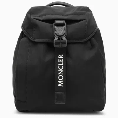 Shop Moncler Trick Backpack With Logo In Black