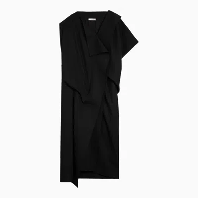 Shop The Row Asymmetrical Dress In Blend In Black