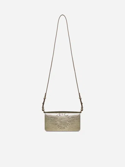 Shop Stella Mccartney Alter Mat Mini Crossbody Bag In Light Gold