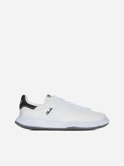 Shop Miharayasuhiro Charles Canvas Low-top Sneakers In White