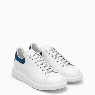 Shop Alexander Mcqueen White/blue Oversize Sneakers