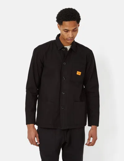 Shop Service Works Canvas Coverall Jacket In Black