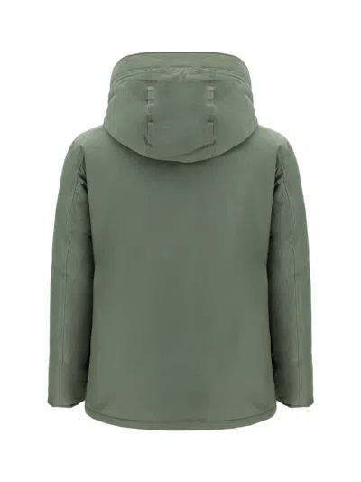 Shop Woolrich Down Jackets In Tundra Grey