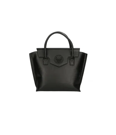 Shop Plein Sport Sleek Black Athleisure Handbag