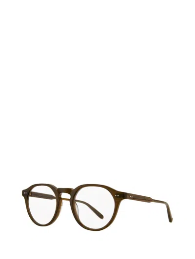 Shop Garrett Leight Eyeglasses In Olive