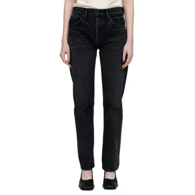 Shop Moussy Mckinley Straight Jean In Black
