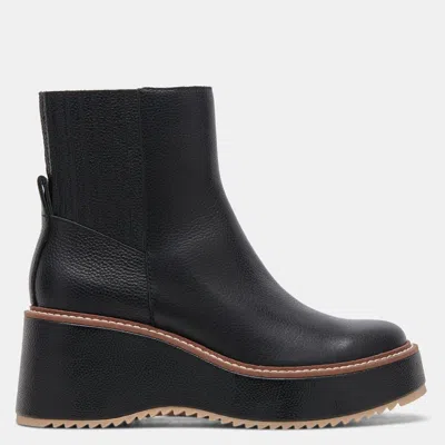 Shop Dolce Vita Hilde Boots Black Leather