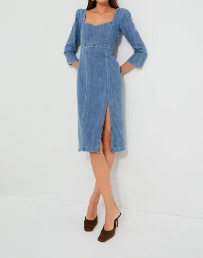 Shop Le Jean Tallulah Dress In Blue