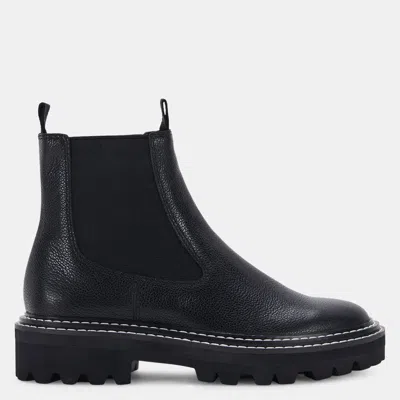 Shop Dolce Vita Moana H2o Boots Black Leather In Multi