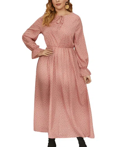 Shop Romanissa Dress In Pink