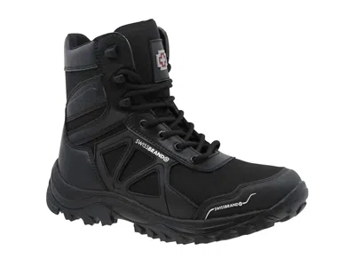 Shop Swissbrand Men's Tactical Boots Uzwil In Black