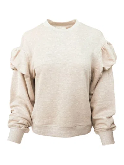 Shop Ulla Johnson Women's Pilar Pullover Sweater In Oatmeal In White