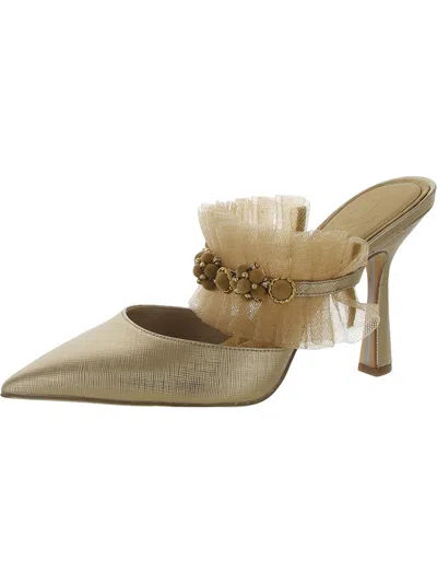 Shop Sam Edelman Hughes Womens Pointed Toe Slip-on Ankle Strap In Multi
