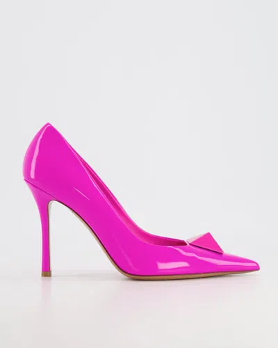 Shop Valentino Hot One Stud Patent Leather Pumps In Pink