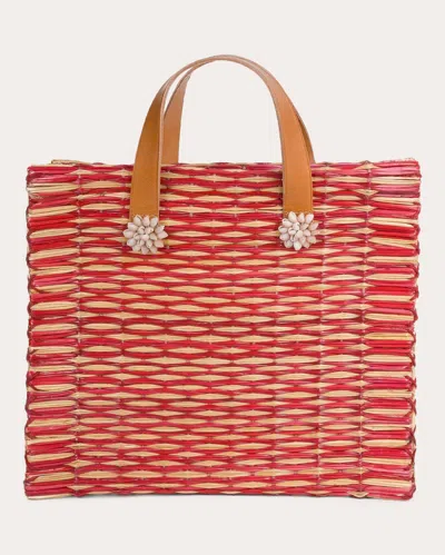 Shop Heimat Atlantica Women's Amor Tote Bag In Red