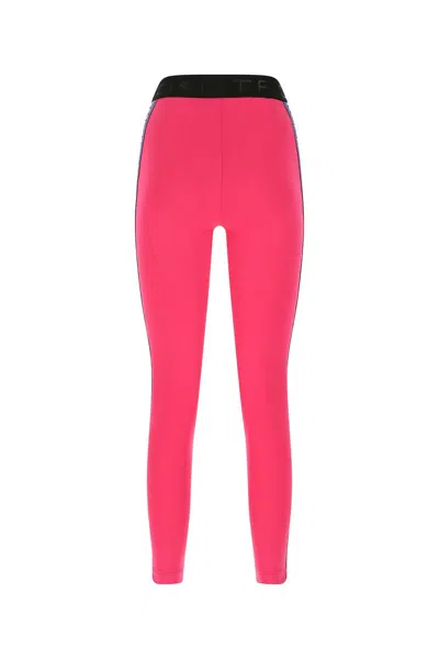 Etro Leggings With Logo In Pink