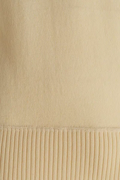 Shop Maison Margiela Wool Blend Sweater In White