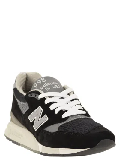 Shop New Balance 998 Sneakers In Black
