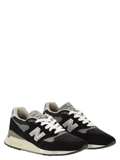 Shop New Balance 998 Sneakers In Black