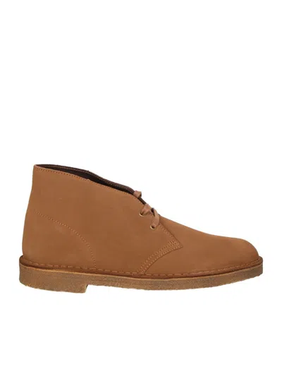 Clarks Desert Suede Light Brown Boot In Brown