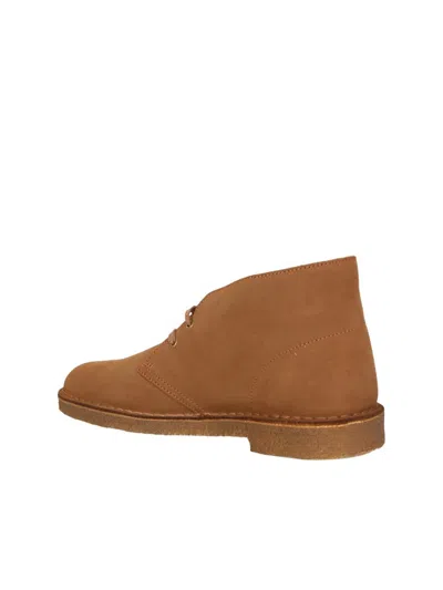 Clarks Desert Suede Light Brown Boot In Brown