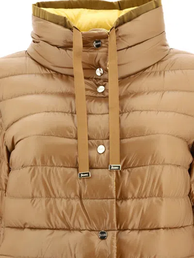 Herno Reversible Down Puffer Jacket In Brown