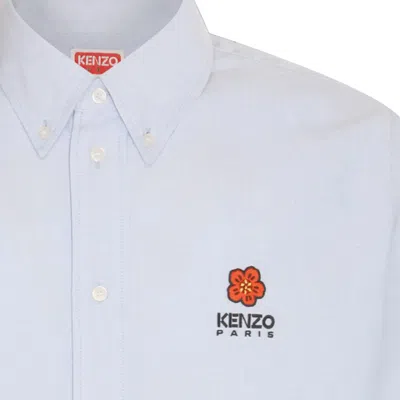 Shop Kenzo Shirts Blue