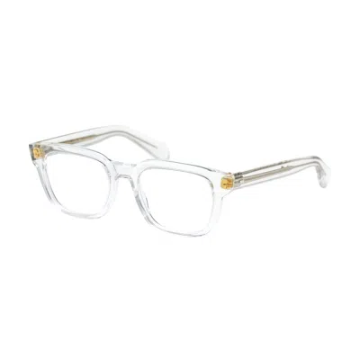 Shop Masunaga Kk 100 Eyeglasses In 40 Transparent