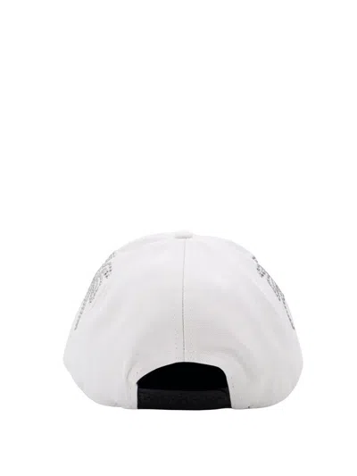 Shop Palm Angels Hat In White