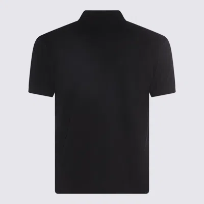Shop Comme Des Garçons Play Black And Red Cotton Play Polo Shirt