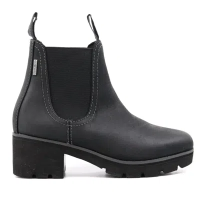 Shop Bussola Women's Phyllis Nero Boots In Black In Grey
