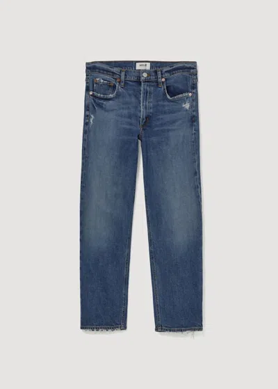 Shop Agolde Women's Kye Straight Crop Jeans In Notion In Multi