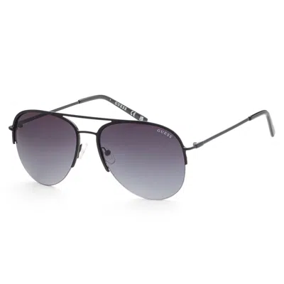 Shop Guess Men's 58mm Black Sunglasses Gf0224-01b In Multi