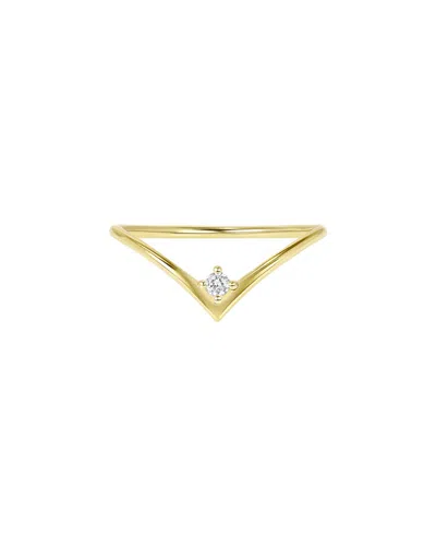 Shop Ron Hami 14k 0.04 Ct. Tw. Diamond Ring In Multi