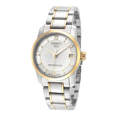 Shop Tissot Women's T-classic 32mm Automatic Watch In Multi