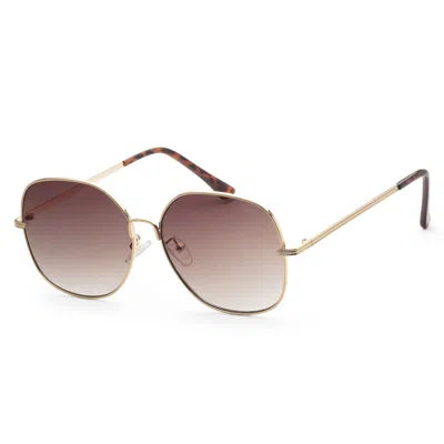 Shop Guess Women's 61mm Gold Sunglasses Gf0385-32f