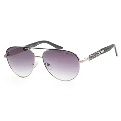 Shop Guess Women's 57mm Black Sunglasses Gf0287-06b In Multi