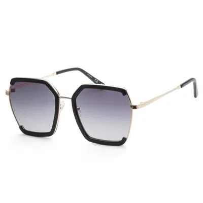 Shop Guess Women's 58mm Black Sunglasses Gf0418-01b In Multi