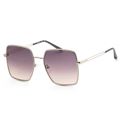 Shop Guess Women's 58mm Gold Sunglasses Gf0419-32b