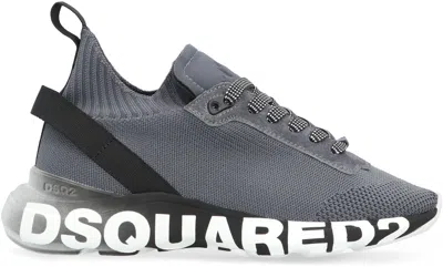 Shop Dsquared2 Fly Running Sneakers In Grey