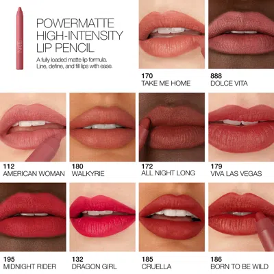 Nars Powermatte High-intensity Long-lasting Lip Pencil In Midnight Rider