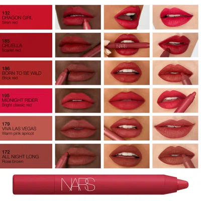 Shop Nars Powermatte High-intensity Long-lasting Lip Pencil In Midnight Rider