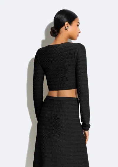 Lapointe Matte Viscose Top In Black