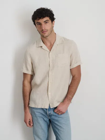 Shop Alex Mill Camp Shirt In Flax Linen