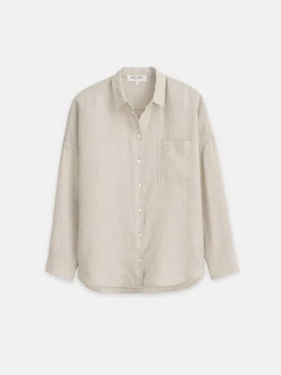 Shop Alex Mill Jo Shirt In Flax Linen