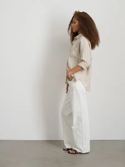 Alex Mill Jo Shirt In Flax Linen In Flax