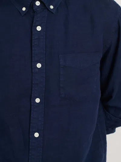 Alex Mill Mill Linen Button-down Shirt In Blue